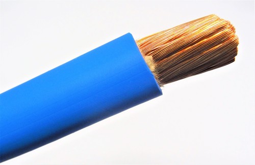 Welding battery cable blue - battery,